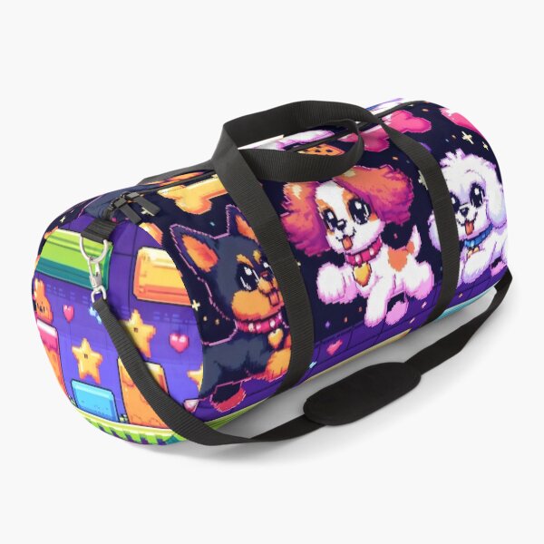 Item preview, Neon Pixel Art Gamer Dogs Arcade Style designed and sold by AI-Only Creations.