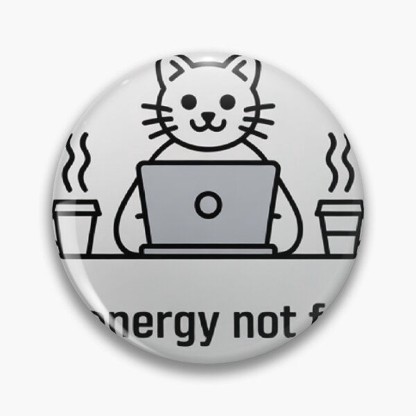 Artikelvorschau, Lustiger Katzenprogrammierer – 404 Energie nicht gefunden Programmierer-T-Shirt-Design entworfen und verkauft von Mitaudesign.