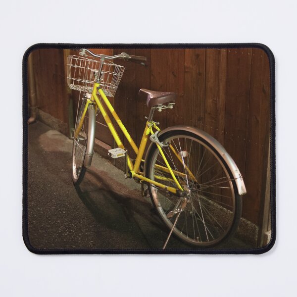 Item preview, yellow bike designed and sold by CreativeBurrow.