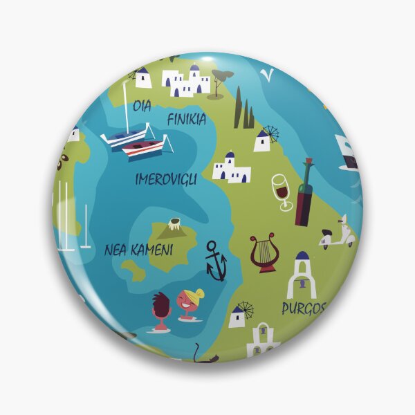 Item preview, Santorini poster designed and sold by GAGodel.