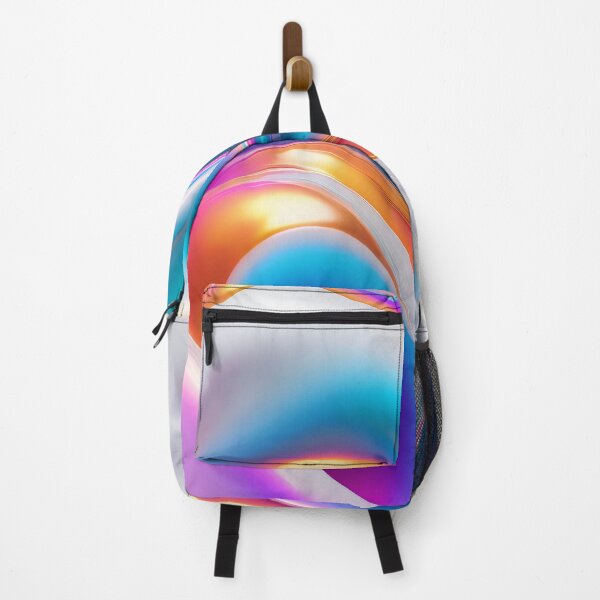 Item preview, Creative Abstract Fluid Waves with Rainbow Highlights. designed and sold by MissYouONLY.