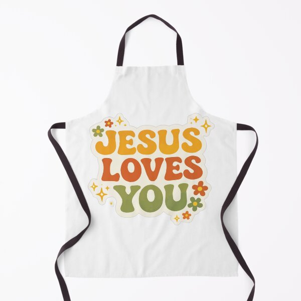 Item preview, Groovy "Jesus Loves You" Retro Christian Sticker | 70s Bubble Font Waterproof Vinyl Decal | Faith Based Inspirational Gift designed and sold by FaithCreatives.