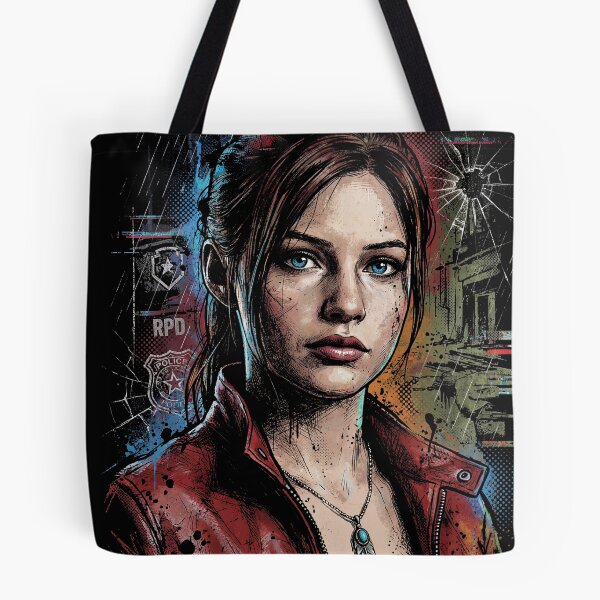 Item preview, RE Claire Redfield Auburn Hair Shoulder Holster Horror Design designed and sold by Senpaiwaves.