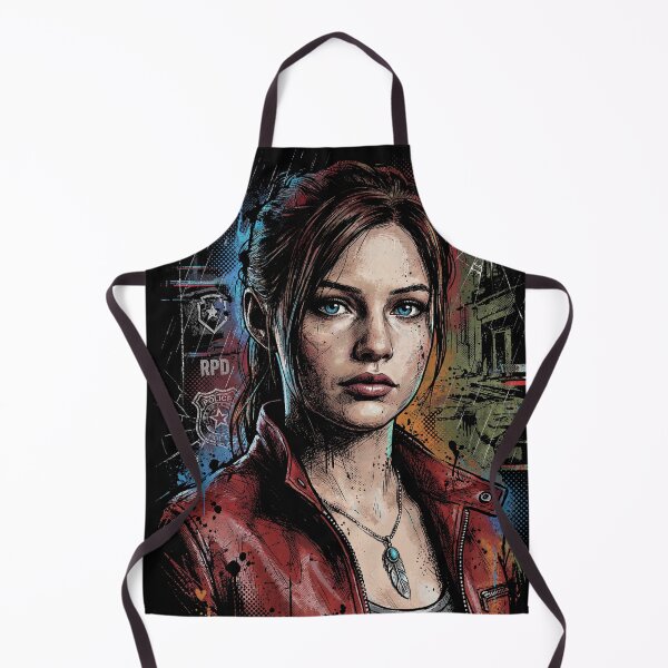 Item preview, RE Claire Redfield Auburn Hair Shoulder Holster Horror Design designed and sold by Senpaiwaves.