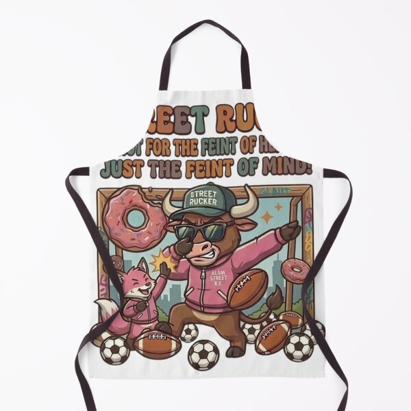 Item preview, Funny Street Rugby Bull Dabbing Tough Retro Sports Art designed and sold by Wear Sculpt.