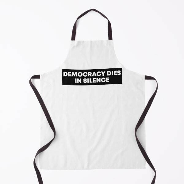 Item preview, Democracy Dies in Silence - Pro Democracy designed and sold by PixVib.