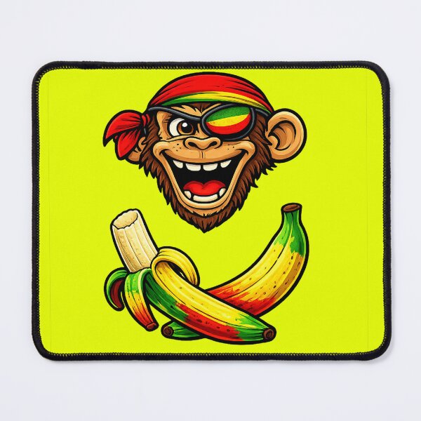 Item preview, Unhinged Pirate Monkey - Banana Crossbones Chaos reg.. designed and sold by UnhingedCat Co..