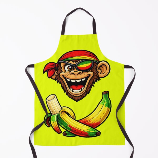 Item preview, Unhinged Pirate Monkey - Banana Crossbones Chaos reg.. designed and sold by UnhingedCat Co..