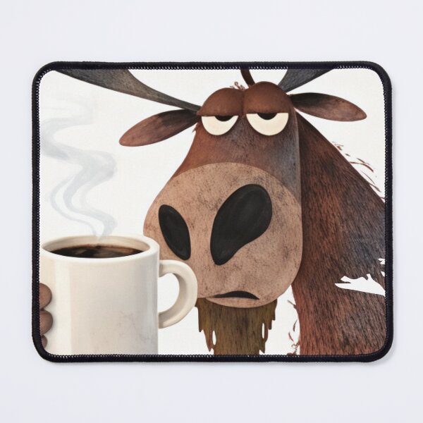 Item preview, No Talkie Before Coffee Funny Moose designed and sold by .LessuX..