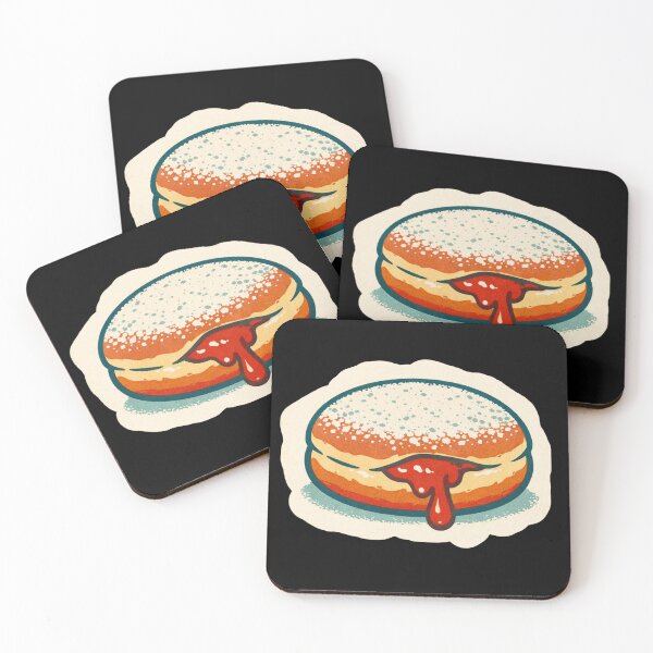 Item preview, Jelly Donut funny food art designed and sold by DamioPolArt.