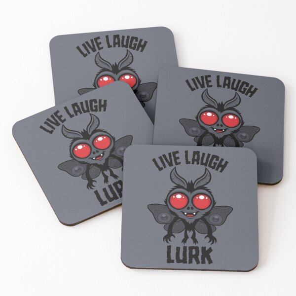 Item preview, Live Laugh Lurk Kawaii Mothman Cryptid designed and sold by fizzgig.
