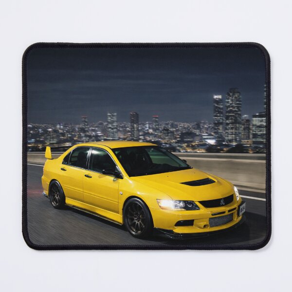 Item preview, LIGHTING YELLOW EVO 9 LATE NIGHT RIDE ROLLING SHOT designed and sold by TheMitsuGuy.