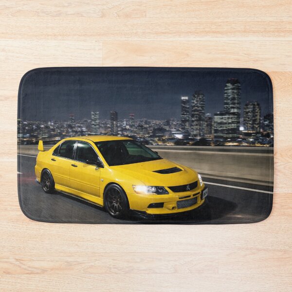 Item preview, LIGHTING YELLOW EVO 9 LATE NIGHT RIDE ROLLING SHOT designed and sold by TheMitsuGuy.