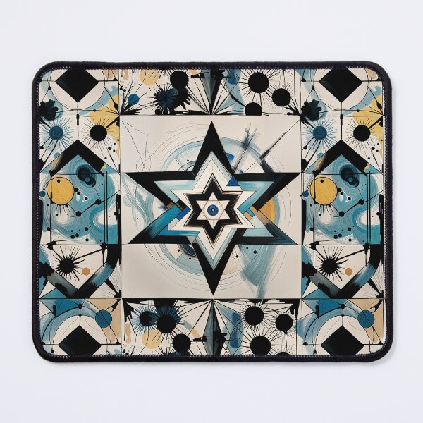 Item preview, Star of David, Pattern 60, Cosmic Vision, Blue. designed and sold by UltraQuirky.