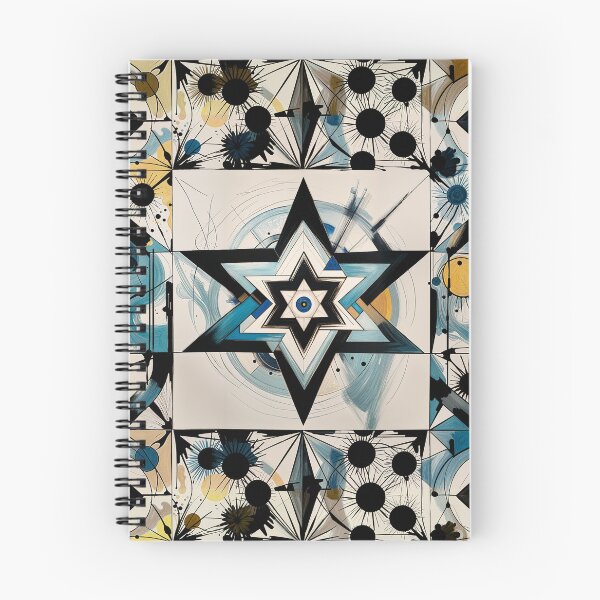 Item preview, Star of David, Pattern 60, Cosmic Vision, Blue. designed and sold by UltraQuirky.