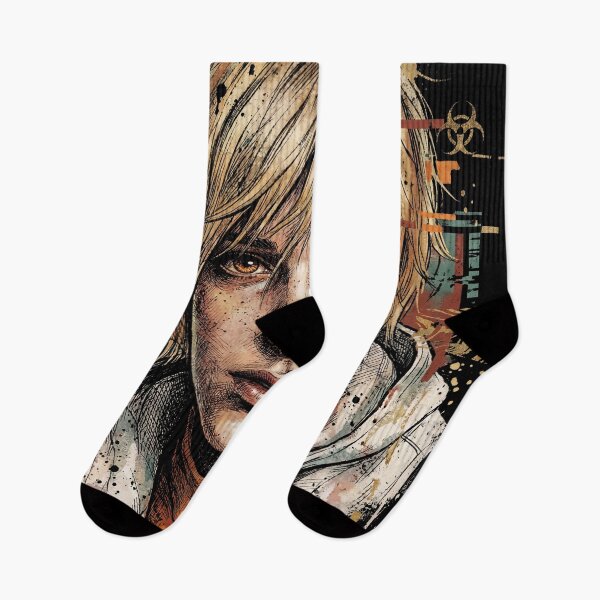 Item preview, Cheryl Heather Silent Hill 3 Orange Hoodie Black Leggings Design designed and sold by Senpaiwaves.