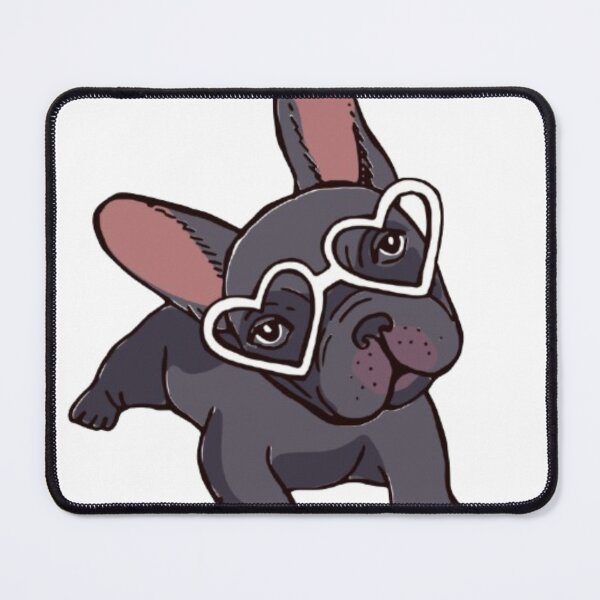 Item preview, Cool Violet Pitbull with Heart Glasses – Cute Aesthetic Dog Design designed and sold by SumeetCreativeArt.