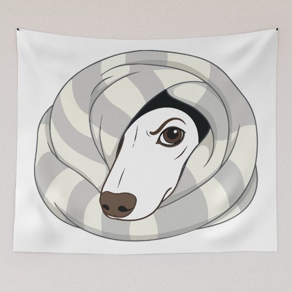 Item preview, Judging You From The Blankets Funny Dachshund designed and sold by Petzzz.