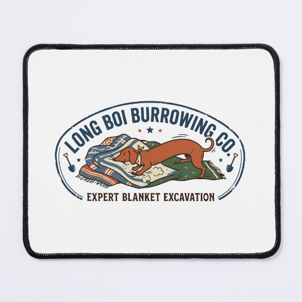 Item preview, Long Boi Burrowing Co Funny Dachshund Meme designed and sold by Petzzz.