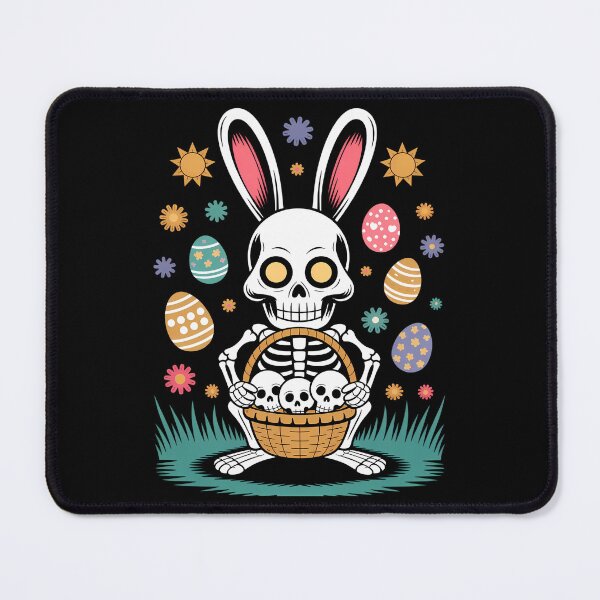 Artikelvorschau, Skelett-Osterhase – Düsteres, böses, gotisches Osterhasen-Design entworfen und verkauft von Art-Arcade6.