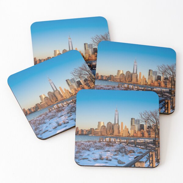 Item preview, Skyline view of New York City during winter designed and sold by jmtphotomedia.