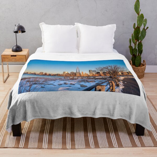 Item preview, Skyline view of New York City during winter designed and sold by jmtphotomedia.