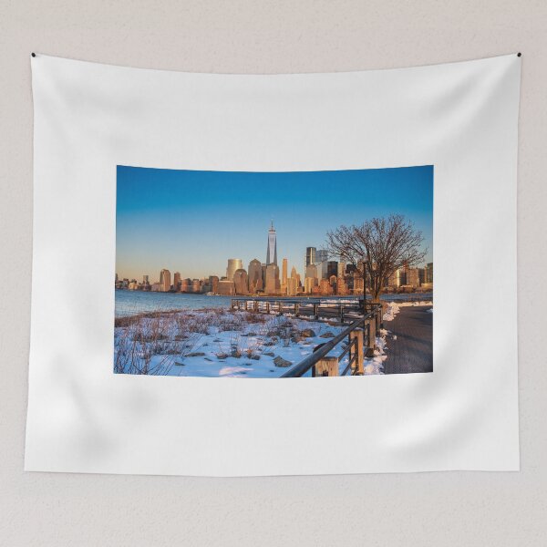 Item preview, Skyline view of New York City during winter designed and sold by jmtphotomedia.