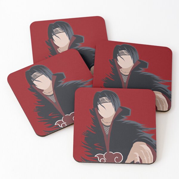 Item preview, Crimson Shadow Portrait – Minimalist Anime Character Art designed and sold by PosterFuel.