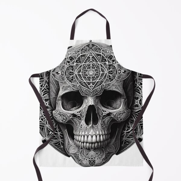 Item preview, Dark Mandala Skull designed and sold by DarkSkullStore.