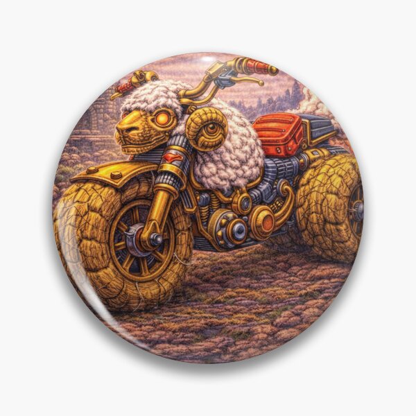 Item preview, Wool-Cycle, Rumbler on Hay-Treads | Sheep-Man Sheepism Parody designed and sold by Thpoar.