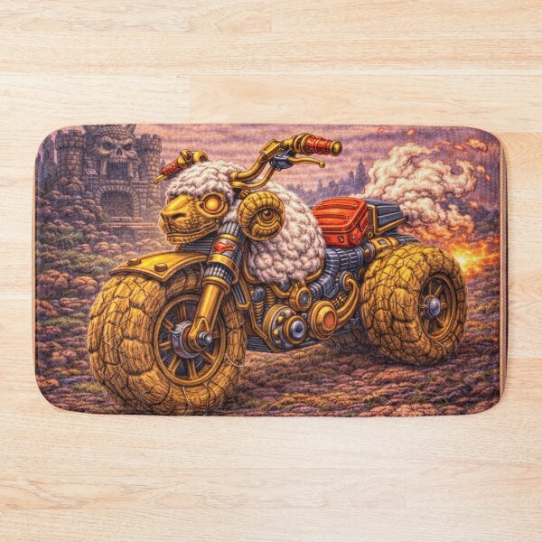 Item preview, Wool-Cycle, Rumbler on Hay-Treads | Sheep-Man Sheepism Parody designed and sold by Thpoar.