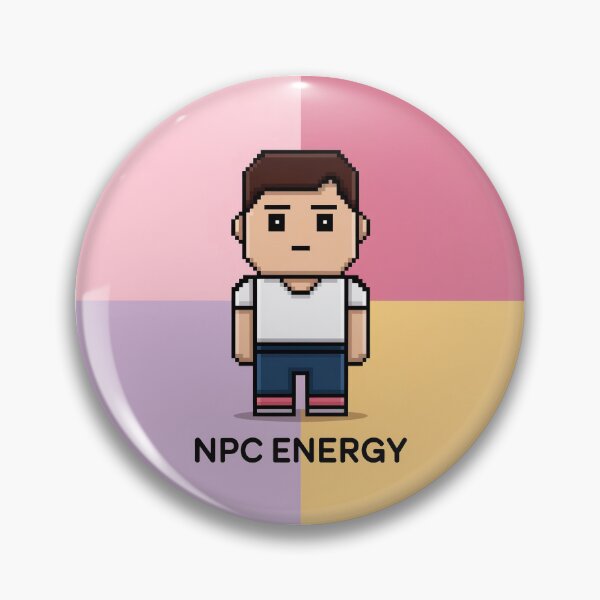 Item preview, NPC Energy – Gamer Vibes designed and sold by Thompika.