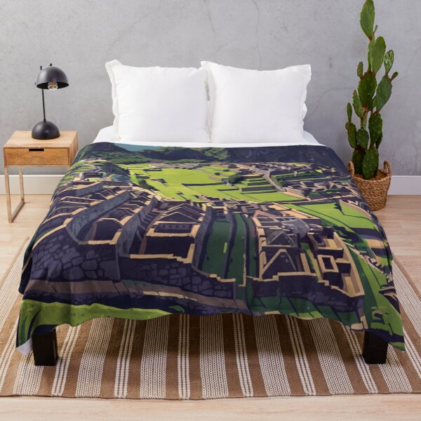 Item preview, Machu Picchu Illustrated | Vintage Andean Travel Art designed and sold by HeyHas.