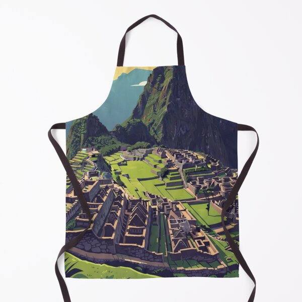 Item preview, Machu Picchu Illustrated | Vintage Andean Travel Art designed and sold by HeyHas.