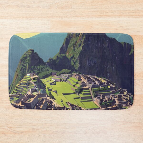 Item preview, Machu Picchu Illustrated | Vintage Andean Travel Art designed and sold by HeyHas.