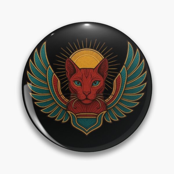 Item preview, Egyptian Cats sun – Sacred Feline Icons of Ancient Egypt, Bastet Cat Goddess, Mythology & Divine Guardians designed and sold by Typologystudios.