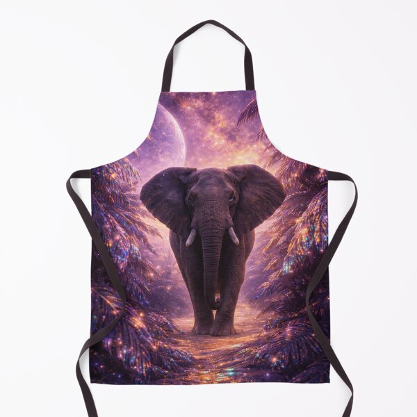 Item preview, Cosmic Elephant in Radiant Galactic Jungle designed and sold by ImaginingNebulae.