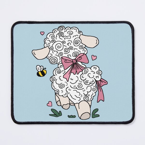 Item preview, Cute Aesthetic Sheep And The Bee designed and sold by RoselleArt.