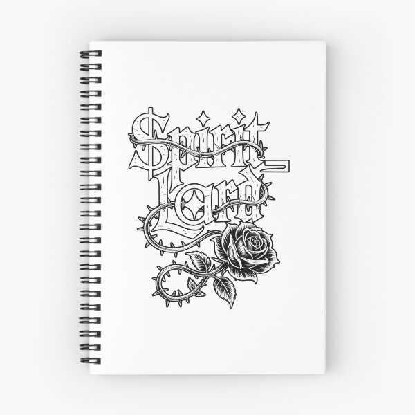 Item preview, $PIRIT_l@RD - Distressed Gothic Blackwork Tattoo with Thorny Vines & Rose designed and sold by Pro AguiZoul Art.