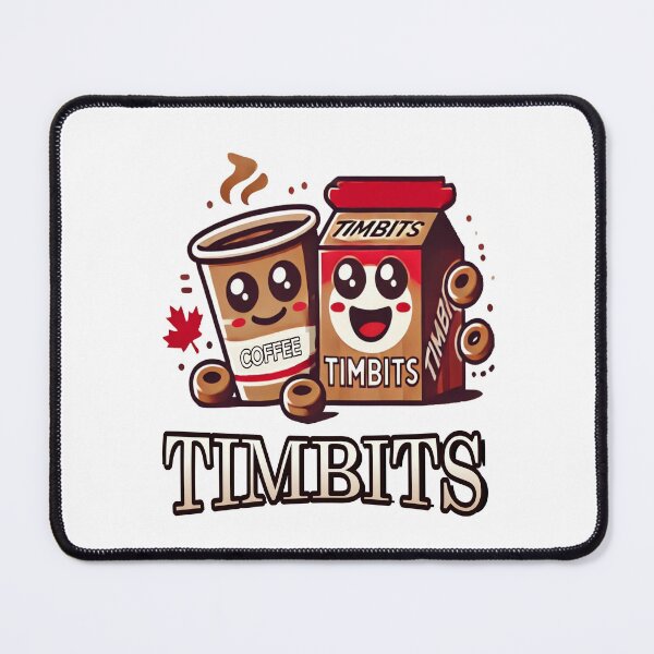 Item preview, Cute Coffee & Timbits Canada Kawaii Design – Funny Canadian Donut Holes Snack Lover Cartoon Gift designed and sold by Globalcitytees.