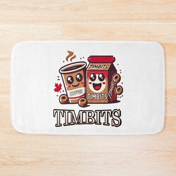 Item preview, Cute Coffee & Timbits Canada Kawaii Design – Funny Canadian Donut Holes Snack Lover Cartoon Gift designed and sold by Globalcitytees.
