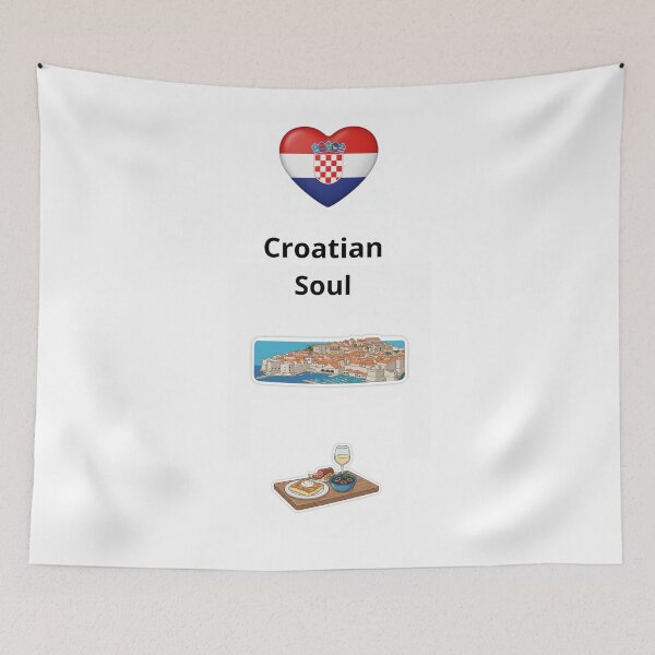 Item preview, Croatian Soul - Croatia pride, Dubrovnik and Traditional food Design  designed and sold by Mastalina99.
