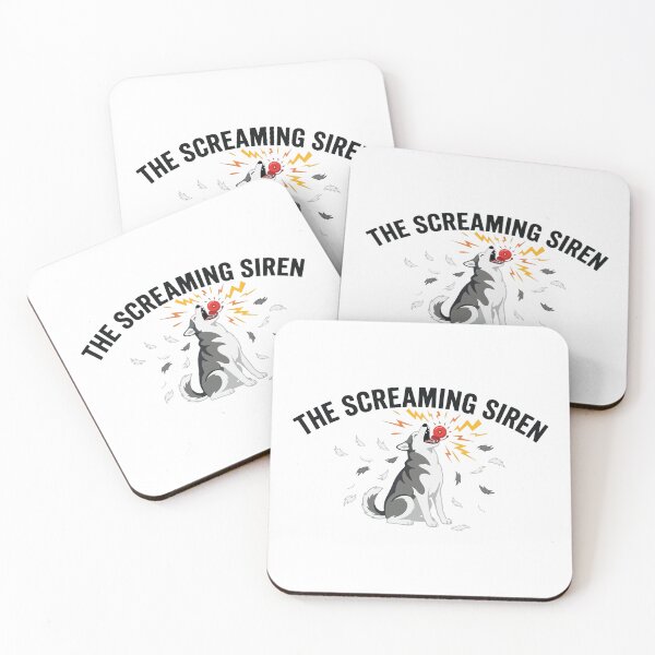 Item preview, The Screaming Siren Funny Siberian Husky Meme designed and sold by Petzzz.