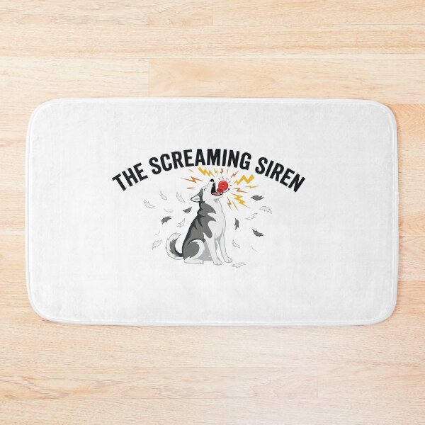 Item preview, The Screaming Siren Funny Siberian Husky Meme designed and sold by Petzzz.