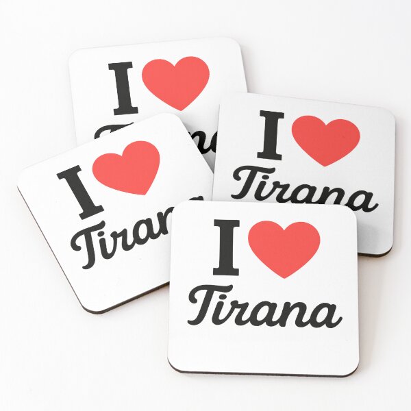 Item preview, I Love Tirana | Albania City Typography | Urban Culture & Travel Pride Design designed and sold by PaintedPixels01.