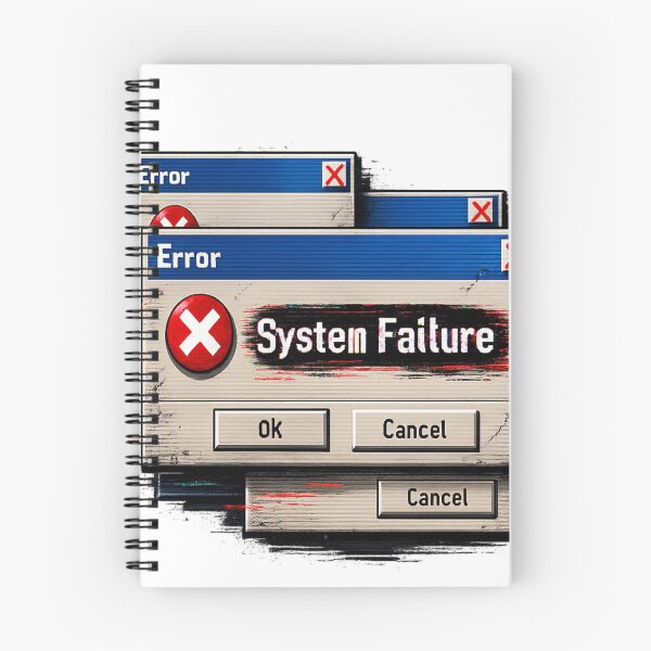 Item preview, Retro Windows Error Aesthetic – System Failure Glitch Vintage 90s Computer Design designed and sold by ArtWaveStudio8.