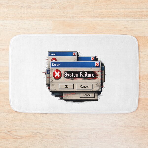 Item preview, Retro Windows Error Aesthetic – System Failure Glitch Vintage 90s Computer Design designed and sold by ArtWaveStudio8.
