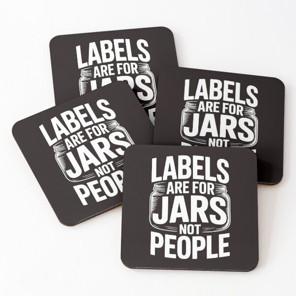 Item preview, Labels Are For Jars Not People – Positive Flowers Empowering Message designed and sold by Redgiant87x.