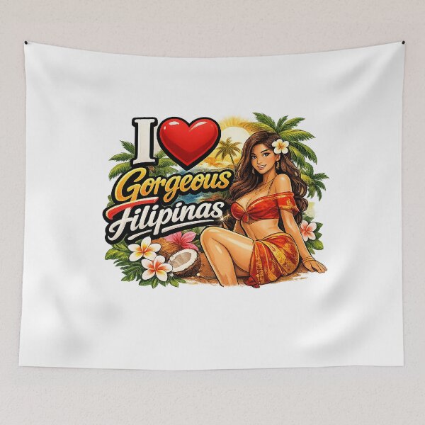 Item preview, I ❤️ Gorgeous Filipinas Graphic Tee – Premium Unisex T-Shirt designed and sold by MoolokaiApperal.