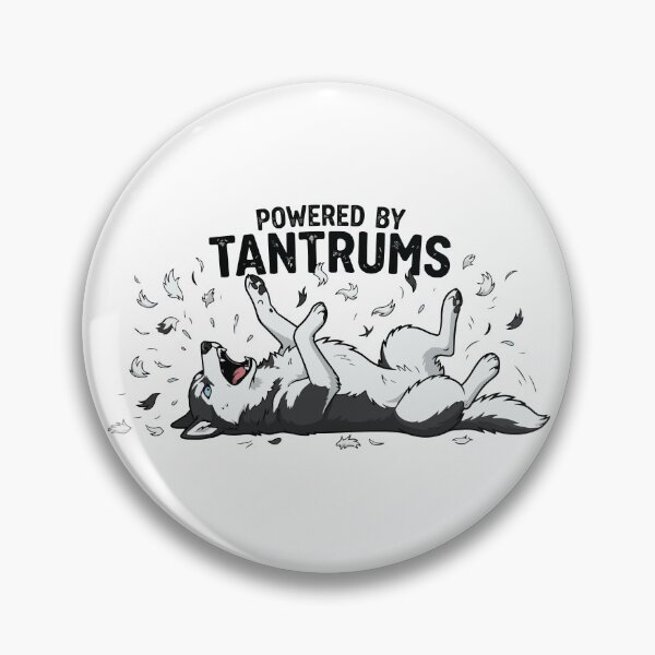 Item preview, Powered By Tantrums Dramatic Siberian Husky designed and sold by Petzzz.